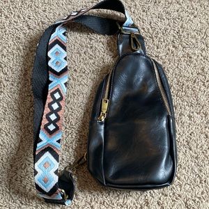 Black sling bag